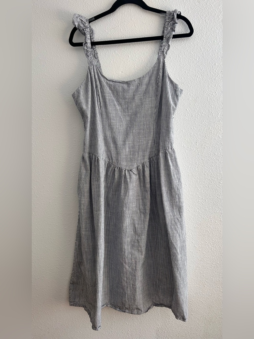 Universal Thread Blue Pinstripe Midi Sundress